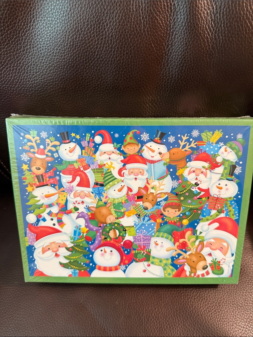 New.  Current Christmas fun 500 piece jigsaw puzzle.
